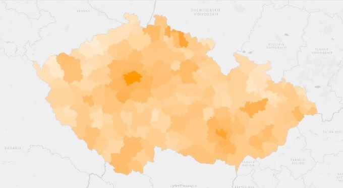 Nový přehled dostupnosti bydlení. Mapa ukazuje, kde je nejhůř