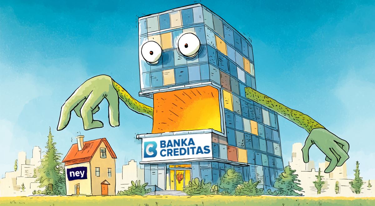 Záložna Ney skončila se spořením i úvěry, přechází pod Creditas
