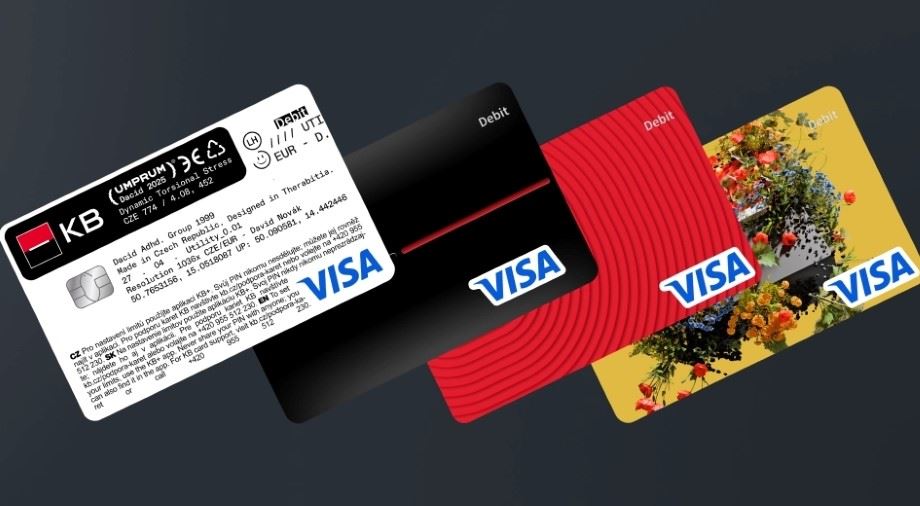 Umění platit. Komerční banka má nové karty od studentů UMPRUM