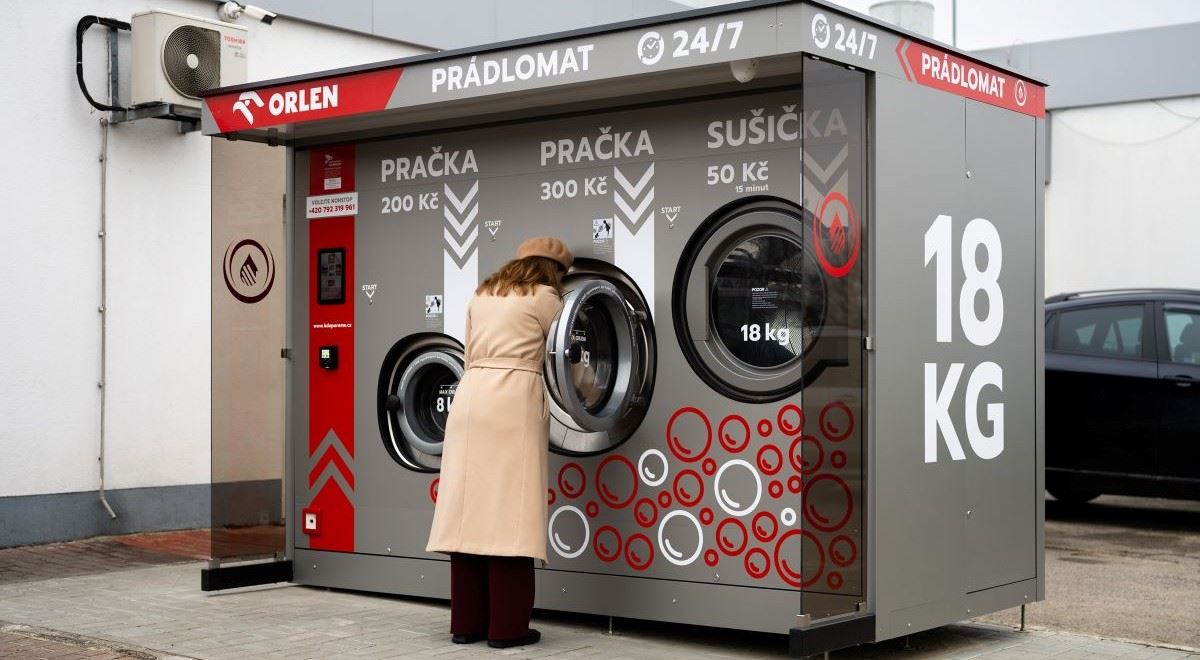 Pizza a praní během tankování. Orlen testuje dvojici samoobslužných automatů