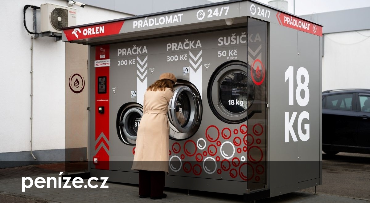 Pizza a praní během tankování. Orlen testuje dvojici samoobslužných automatů