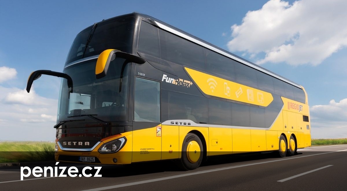 Luxusní autobusy nasadí RegioJet i po Česku. Tohle nabízejí