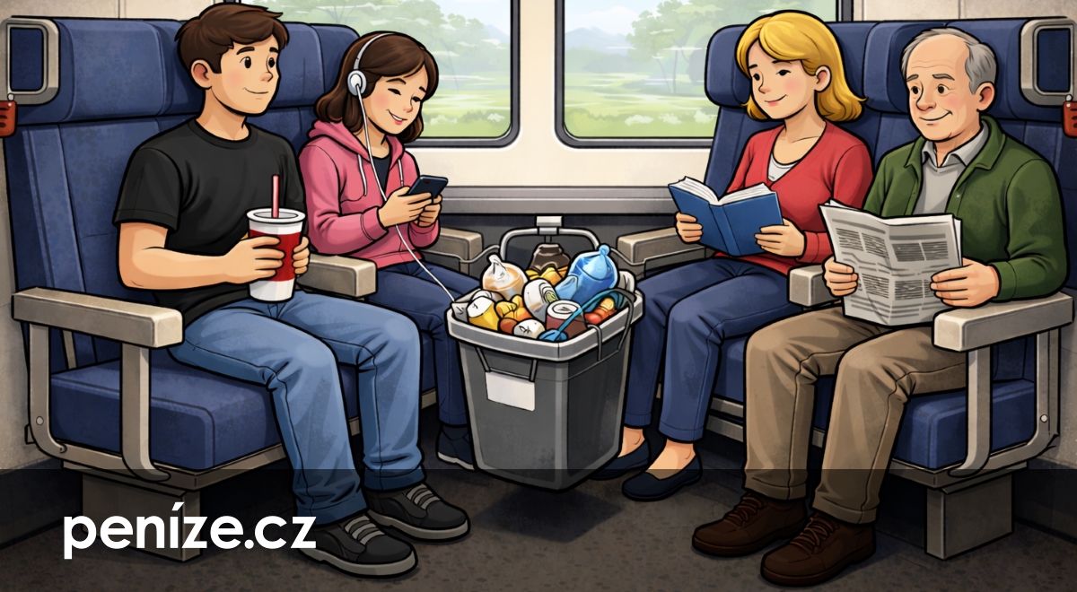 Ze švýcarských vlaků mizí odpadkové koše. Proč by to mělo zajímat i Čechy