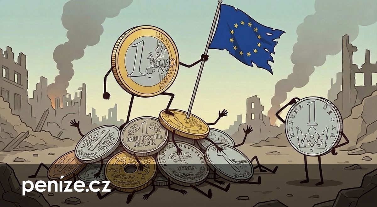 Než skončí česká koruna. Jak si pamatujete měny, které zničilo euro?