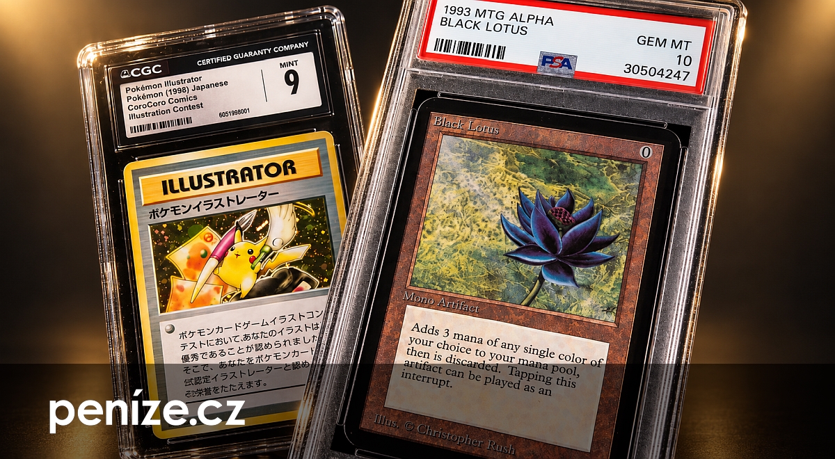 Z dětské hry aukce za stamiliony. Pokémoni a další kartičky míří k rekordu