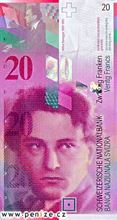 Švýcarský frank 20