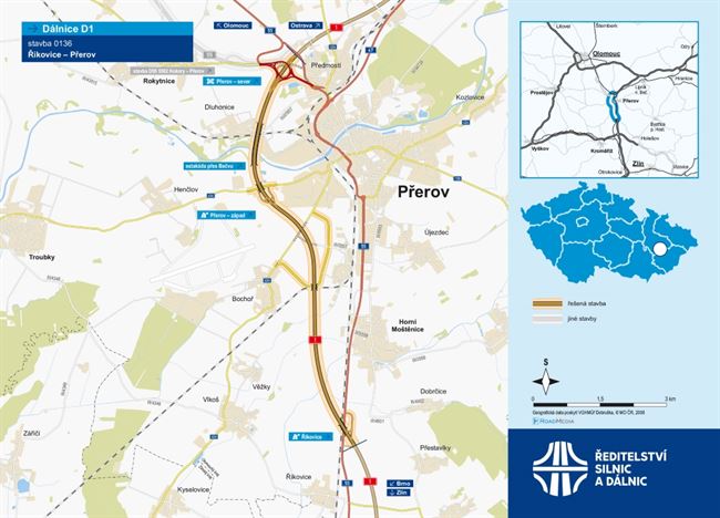 D1 Přerov Říkovice