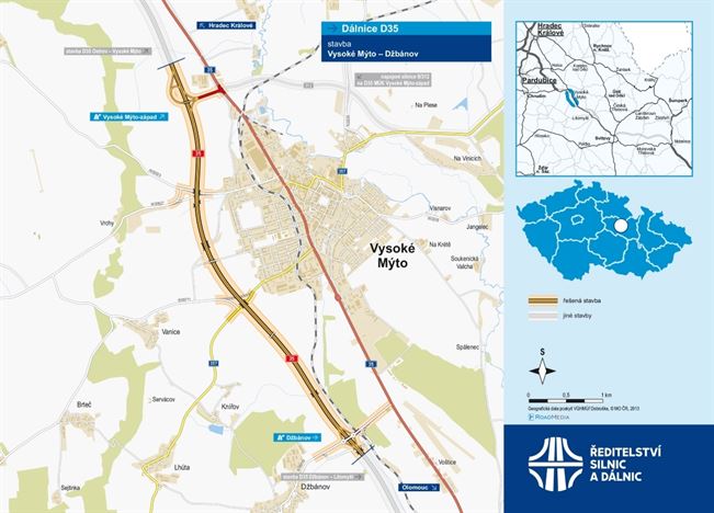 Vysoké Mýto obchvat D35