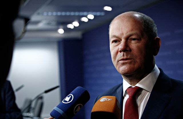 Olaf Scholz v Bruselu
