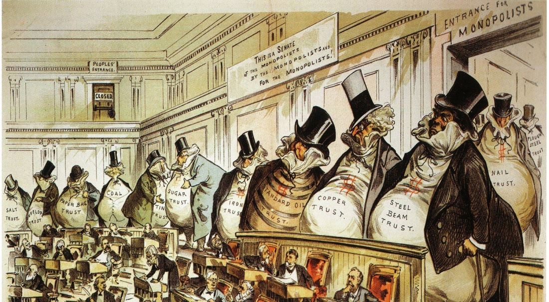 Čaj, železnice, Amazon. Jak monopoly škrtily USA