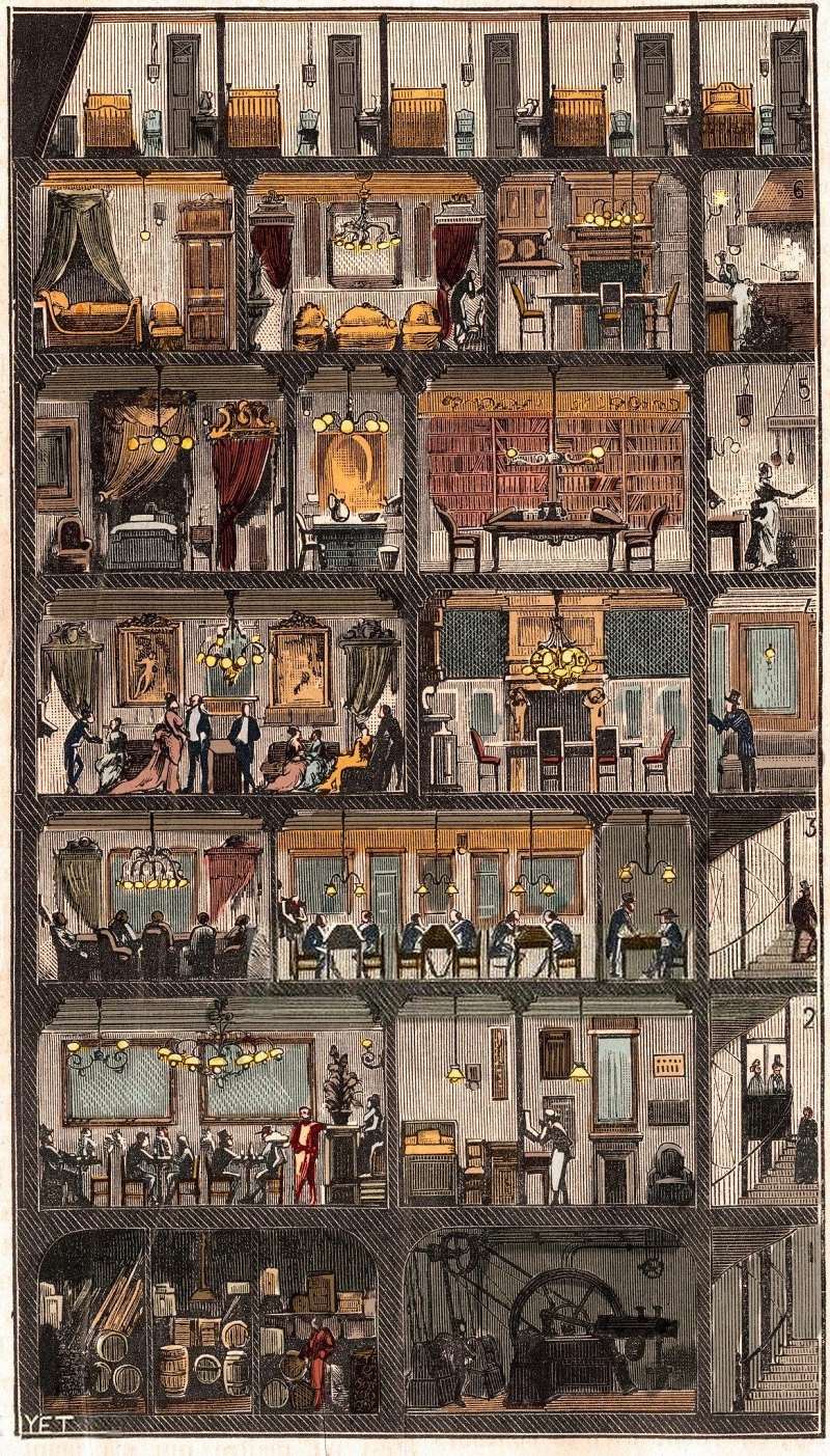 Řež pařížským činžákem