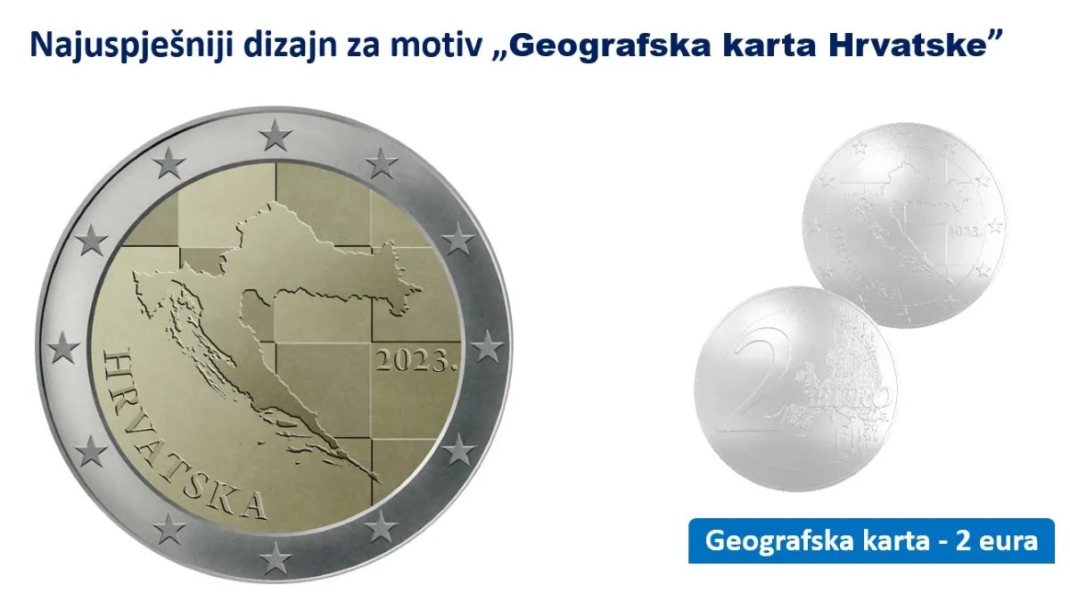 Chorvatsko euro mince