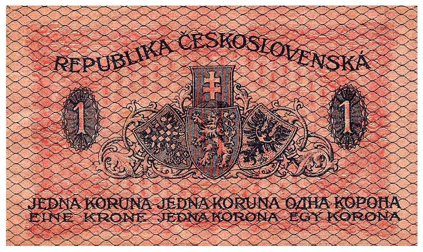 Státovka 1 Kč, 1919