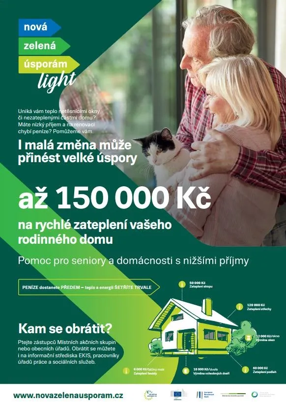 propagační leták Nové zelené úsporám Light