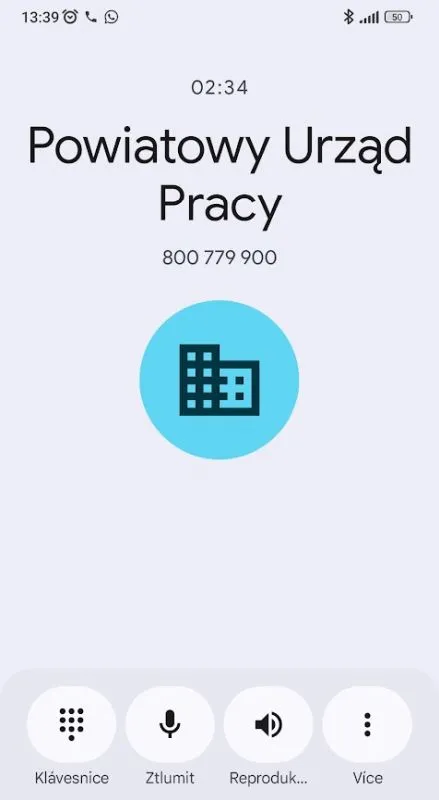 Úřad práce, infolinka