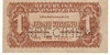Jednokorunová bankovka, rok 1944
