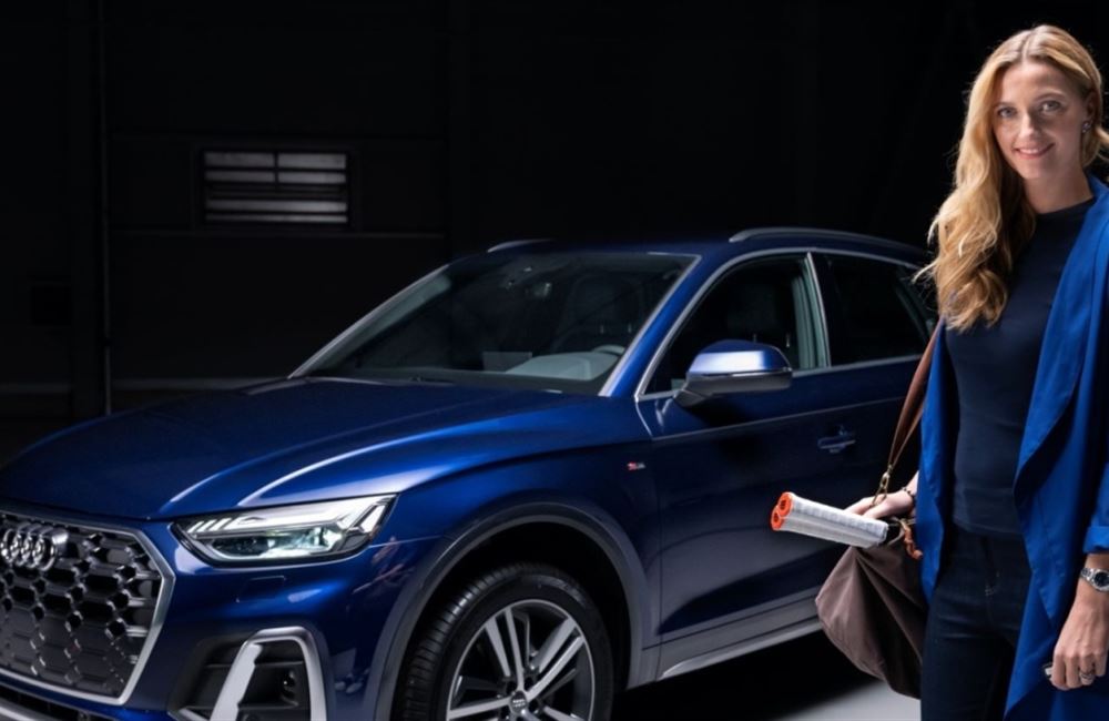 Perfect match: Petra Kvitová a její nové Audi Q5