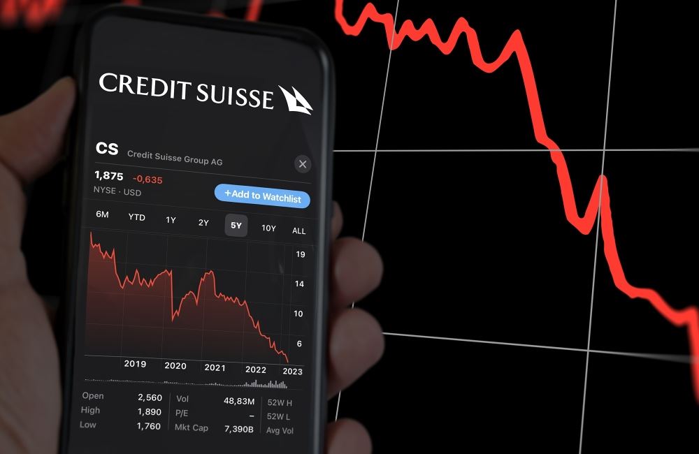 Credit Suisse a padající „kokosy“ aneb Jak investoři přišli o stovky miliard
