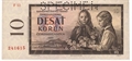 Desetikorunová bankovka, rok 1960