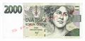 Dvoutisícikorunová bankovka, rok 1999