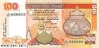 Srílanská rupie 100