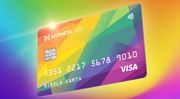 První banka nabízí kartu s duhovým designem Pride