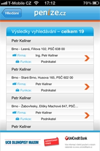 Mobilní aplikace Obchodní rejstříik