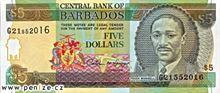 Barbadoský dolar 5