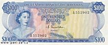 Bahamský dolar 100