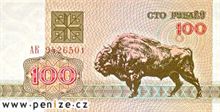 Běloruský rubl 100