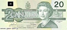 Kanadský dolar 20