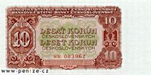 Československá koruna 10