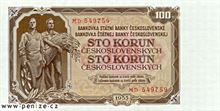 Československá koruna 100