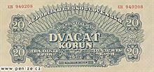 Československá koruna 20