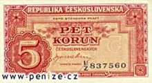 Československá koruna 5
