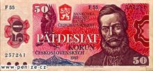 Československá koruna 50