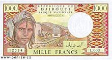 Džibutský frank 1000