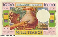 Džibutský frank 1000