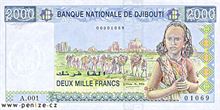 Džibutský frank 2000