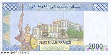 Džibutský frank 2000
