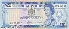Fidžijský dolar 20
