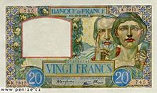 Francouzský frank 20