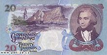 Gibraltarská libra 20