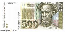 Chorvatská kuna 500