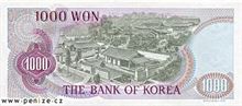 Jihokorejský won 1000