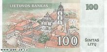 Litevský litas 100