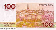 Lucemburský frank 100