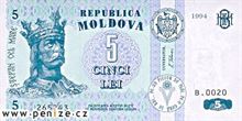 Moldavský leu 5