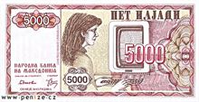 Makedonský denár 5000