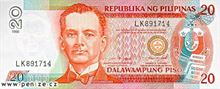 Filipínské peso 20